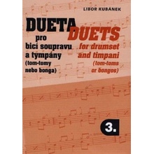 Dueta pro bicí soupravu a tympány tom-tomy nebo bonga 3.