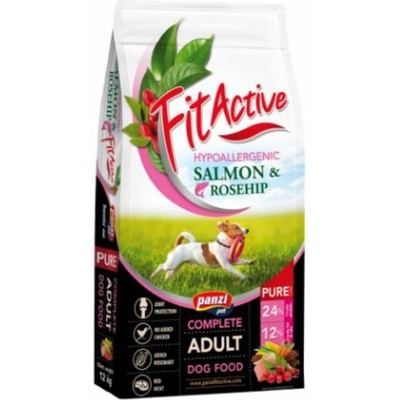 Panzi FitActive Pure Hypoallergenic Salmon & Rosehip 12 kg