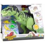 LEAN Toys Dinosaur Set With Small Figures Moving Sounds Green