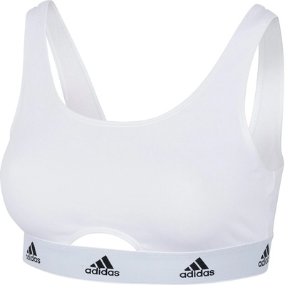 adidas Бюстие Adidas Active Comfort Cotton Scoop Bralette - White