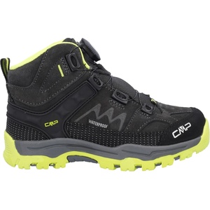 CMP Детски туристически обувки CMP Kid's Kiruna Mid Fitgo Trekking Shoes WP Walking boots - Piombo / Acido - размер 34 (EU) (702-3743-0317)