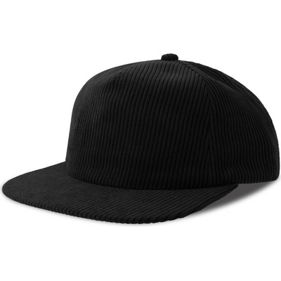 Atlantis Headwear K Severny 5 panelová manšestrová COT33030700299 black Černá