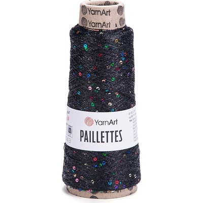 Yarn Art Paillettes 8010 černá