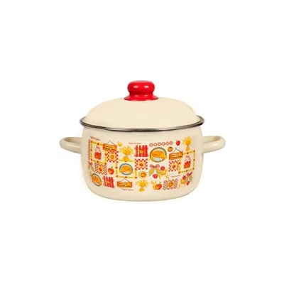 Сталь Эмаль Р-Тенджера 4lt декор "Садовая песня" (1RC201M) (0129104)