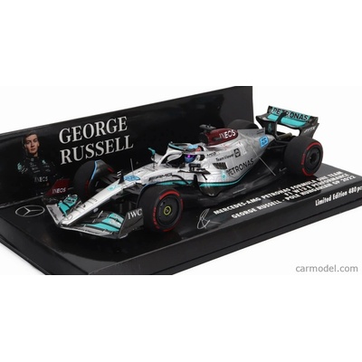Minichamps Mercedes gp F1 W13e Team Mercedesamg Petronas F1 N 63 Pole Position Hungarian Gp 2022 George Russell Silver Green 1:43