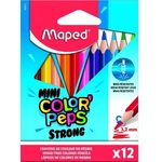 Maped Maped: комплект триъгълни цветни моливи, малък, 12 бр