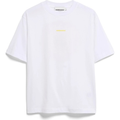 Armedangels Дамска тениска ARMEDANGELS Women's Tarjaa Graphic T-shirt - White / Armedangels Yellow (916-6597-0313)