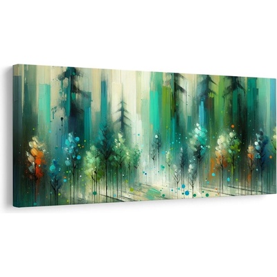 Obraz tajemství zeleného háje - 80x40