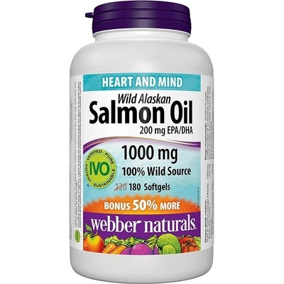 Webber naturals Salmon Oil 1000 mg 180 tablet