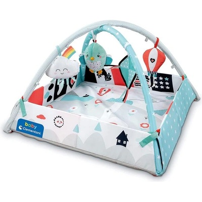 Clementoni Clemmy baby - детска играчка постелка с арка черно-бяла