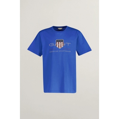 Gant Archive Shield Ss T-shirt Greece Blue