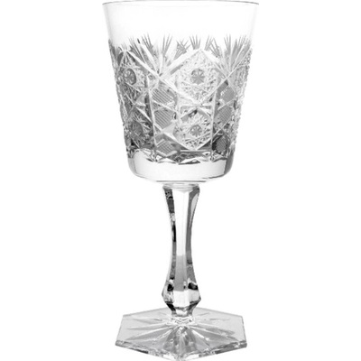Bohemia Crystal Ručně broušené sklenice na víno Razno po 180 ml