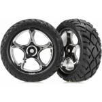 Traxxas колело 2.2", джанта Tracer Chrom, гума Anaconda (2) (предни)