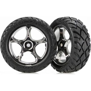 Traxxas колело 2.2", джанта Tracer Chrom, гума Anaconda (2) (предни)
