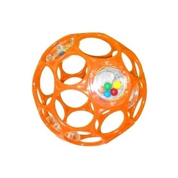 Oball HRAČKA RATTLE 10 CM 0M+ oranžová