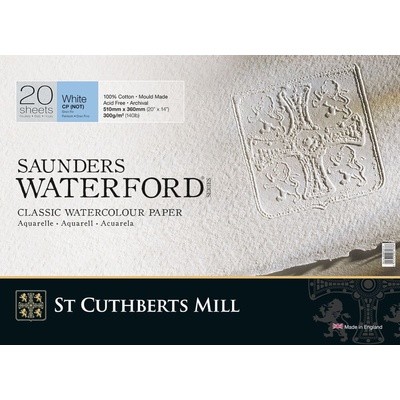 St Cuthberts Mill Saunders Waterford C. P. Скицник 20 51 x 36 cm 300 g White (T46330001011M)