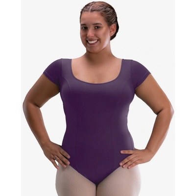 So Danca trikot s krátkym rukávom SL194 tmavo fialový
