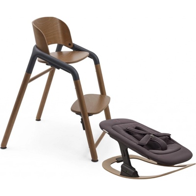 Bugaboo Giraffe Newborn Bundle Warm Wood/Tornado Grey