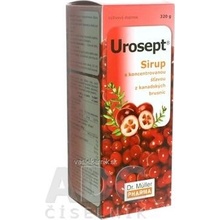 Dr. Müller UROSEPT Sirup so šťavou z brusníc 245 ml