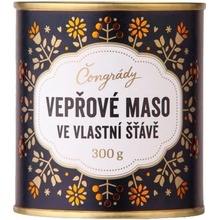 Čongrády Retro Vepřové maso ve vlastní šťávě 300 g