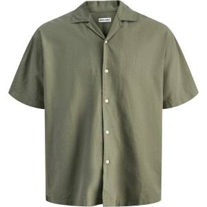 JACK & JONES Риза jjebreeze linen blend resort shirt ss sn (122885944899043)