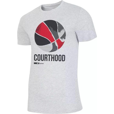 4F Мъжка Тениска 4F H4L19-TSM015-27 Grey (H4L19-TSM015)