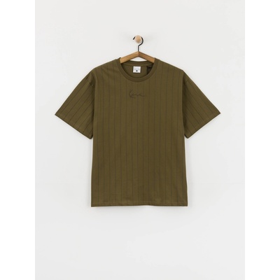 Karl Kani Small Signature Essential Pinstripe green