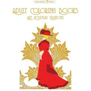 Adult Coloring Books Art Nouveau Fashions | Individuality Books (2016)