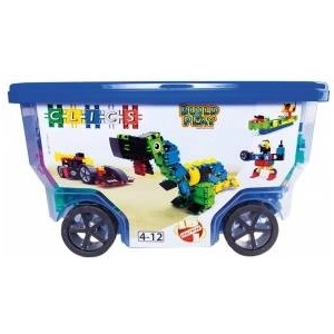 Clics Toys Конструктор Clics Rollerbox, 377 части, Многоцветен