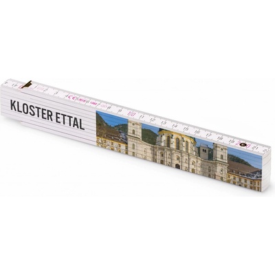 Metrie Block 52 Skládací metr s potiskem Kloster Ettal 2 m