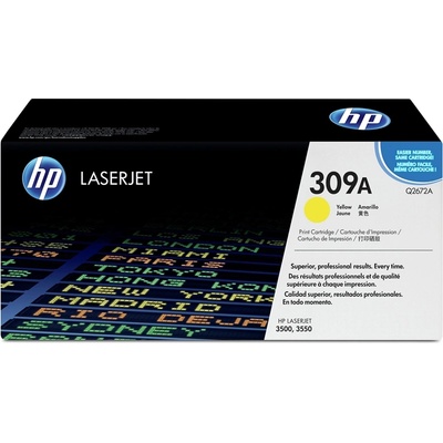 HP Оригинална тонер касета HP Q2672A, 309A, LJ 3500, 4000 страници/5%, Yellow (3020101718)