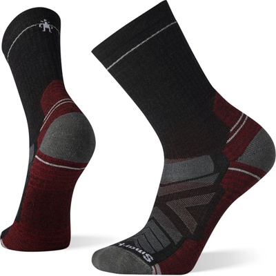 Smartwool pánské ponožky Performance Hike Light Cushion Crew šedá/červená