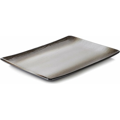 Revol Swell talíř Brown Sand 32 × 23 × 2,4 cm
