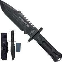Amont Pevný nůž "SURVIVAL TERMINATOR" s pouzdrem a brusným kamenem