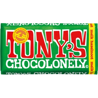 Tony's Chocolonely Mliečna čokoláda s orieškami 180 g