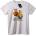 NOONEBRAND Тениска Симпсънс Улично Изкуство - 2XL, White