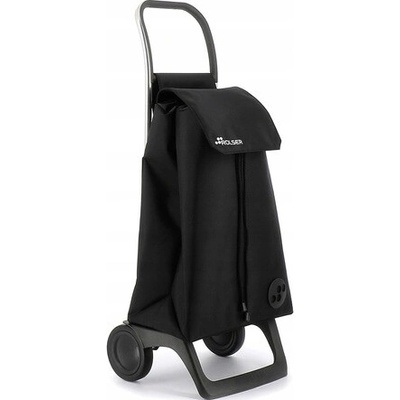 Nákupný vozík Rolser Baby Joy, polyester, čierny