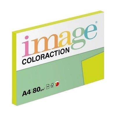 Image Coloraction A4 80 g barevný papír 100 listů reflexní zelený