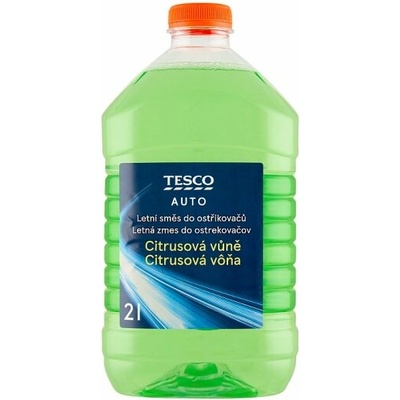 Tesco Auto Letní kapalina do ostřikovačů citrusová vůně 2 l