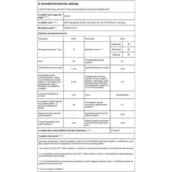 Image 1 of Bosch SMS4HVI31E