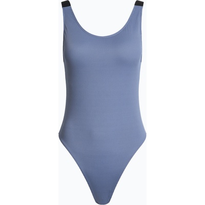 Calvin Klein Дамски бански костюм от една част Calvin Klein KW0KW02754 Intense Power Rib Scoop Back One Piece-RP grisaille