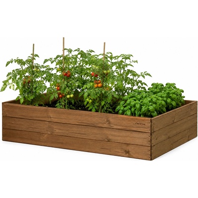 ATMOWOOD Vyvýšený záhon Thermowood 160 x 100 x 35 cm hnědý
