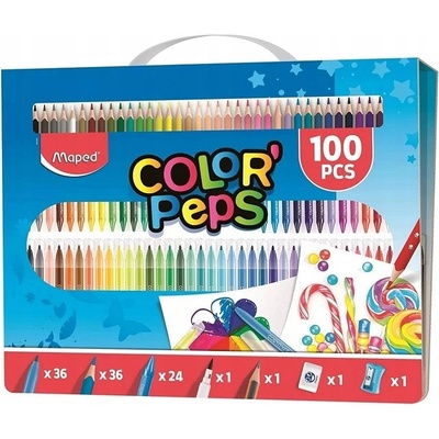 Maped Výtvarná souprava Color’Peps Box 100 ks – Zboží Dáma