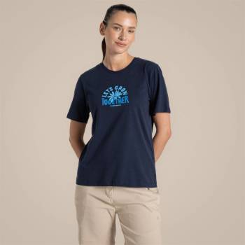 Craghoppers Тениска Craghoppers Women's Crag Malibo Short-Sleeve Performance T-Shirt - BlueNavyGrow