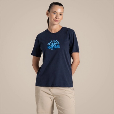 Craghoppers Тениска Craghoppers Women's Crag Malibo Short-Sleeve Performance T-Shirt - BlueNavyGrow