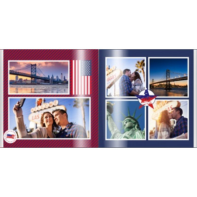 Fotokniha, Dovolená v USA, 30x30 cm - 32330