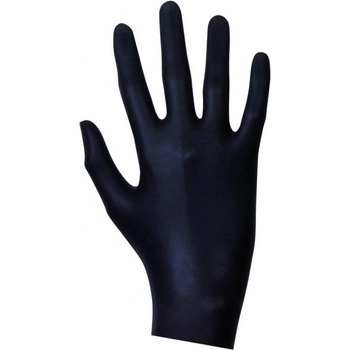 Chirurgické latexové rukavice čierne 20 ks