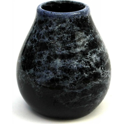 MATE GREEN Keramická kalabasa Marmol Blue 350 ml