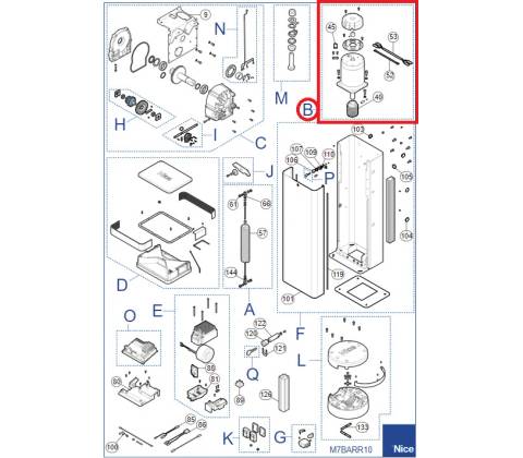 SPMTG10600 motor pro M-BAR
