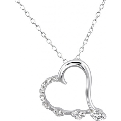 Bangles.cz Řetízek srdce amor 1754